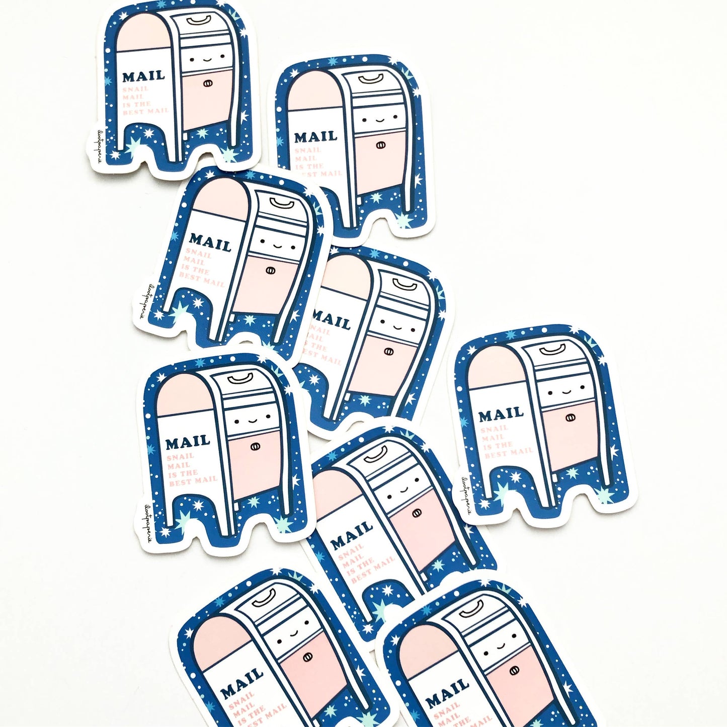 Stationery Love Sticker, Multipack of 3 Stickers: Mailbox / Envelopes