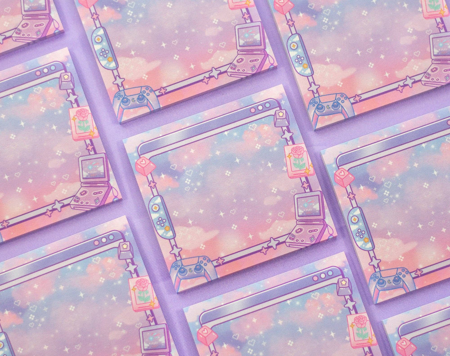 Game Time Sticky Notes by Unicorn Eclipse