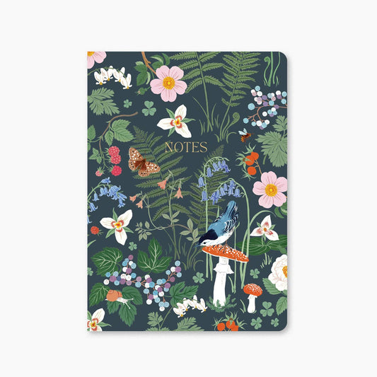 Woodland Soft-Cover Notebook (grid)