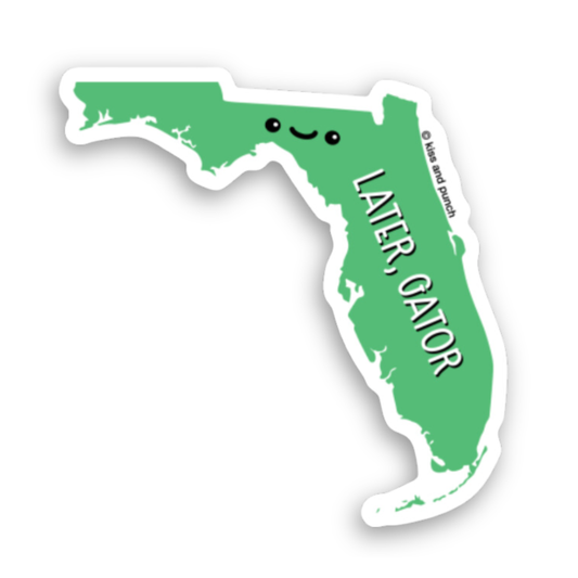 Later, Gator Florida Vinyl Sticker