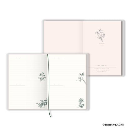 Language of Flowers B6 Notebooks by HIBIYA-KADAN