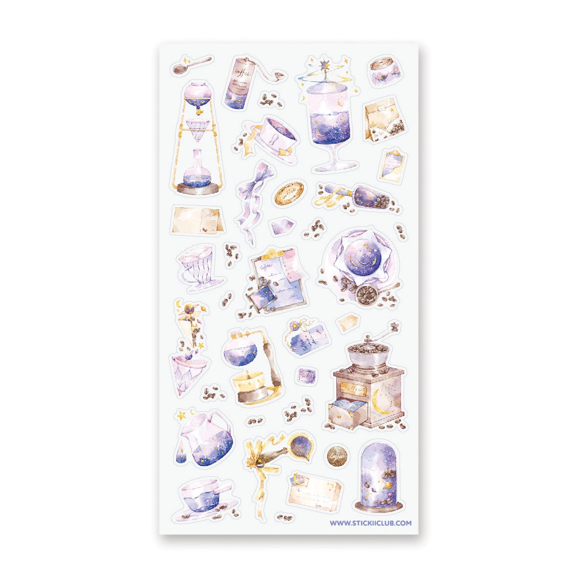 Celestial Coffee v.1 Sticker Sheet