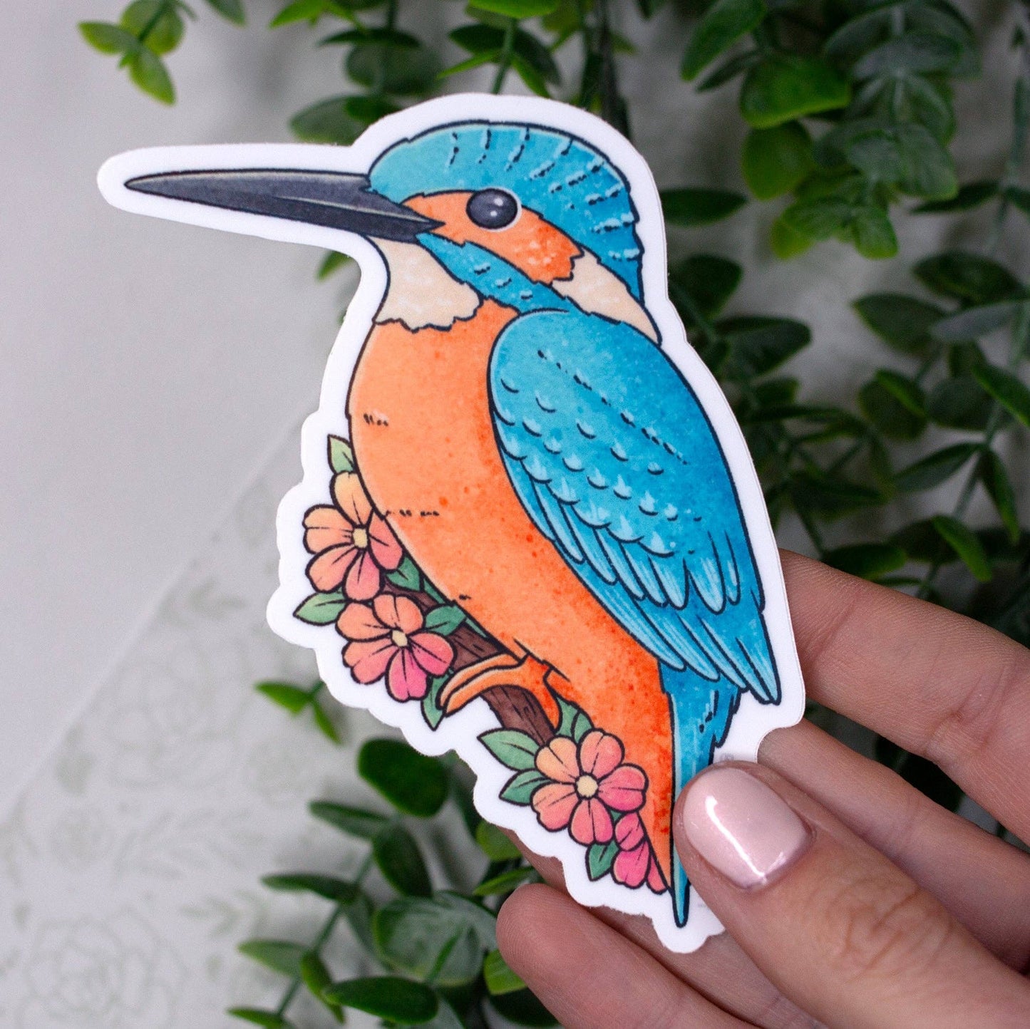 Kingfisher Vinyl Sticker Decal