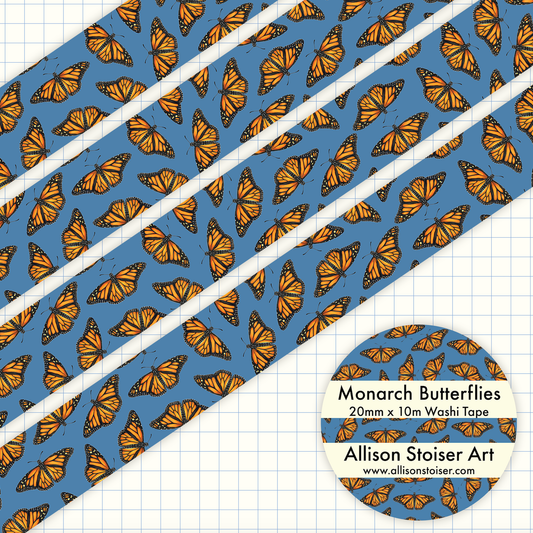 Monarch Butterflies Washi Tape