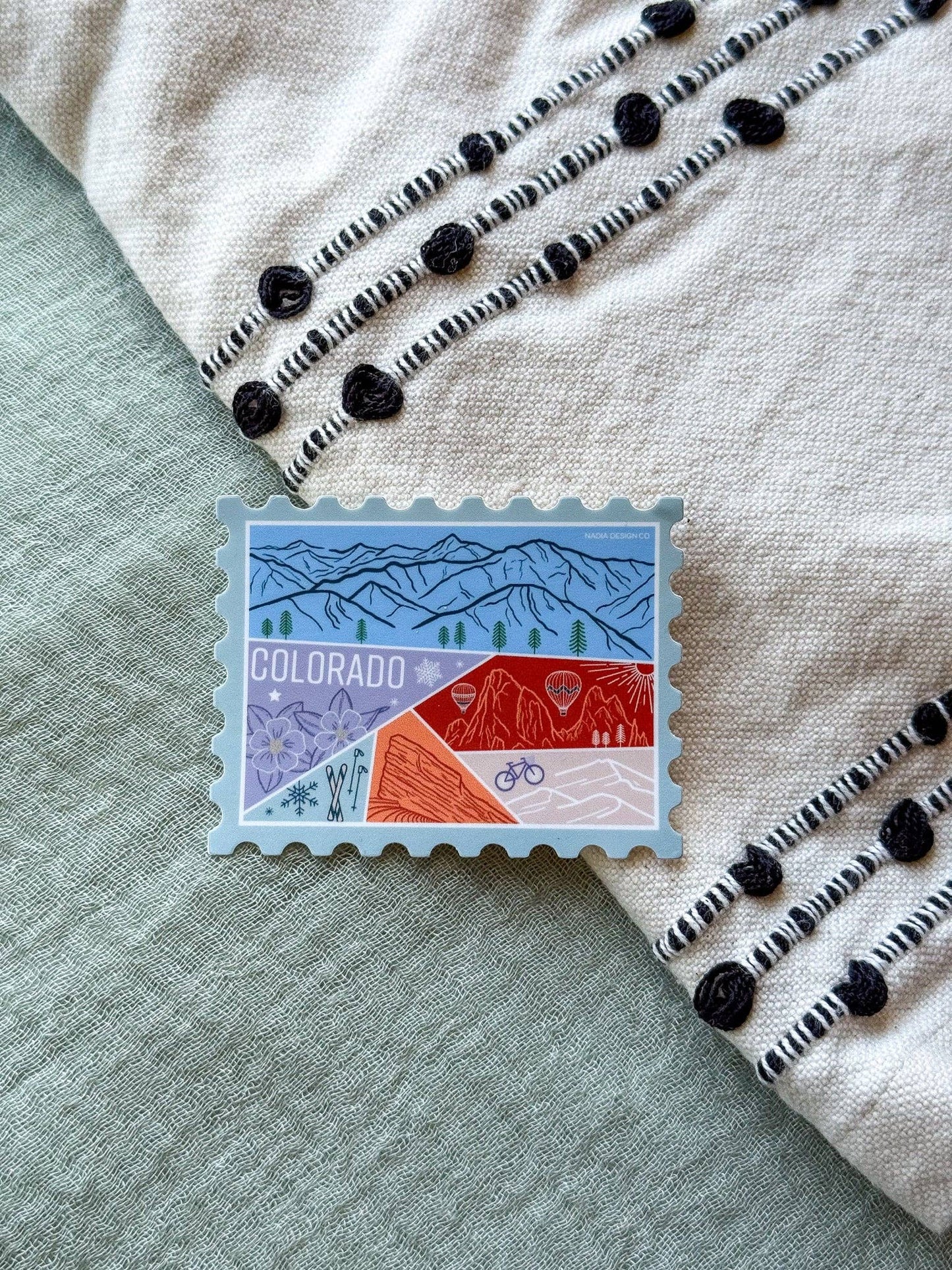 Colorado Stamp Sticker