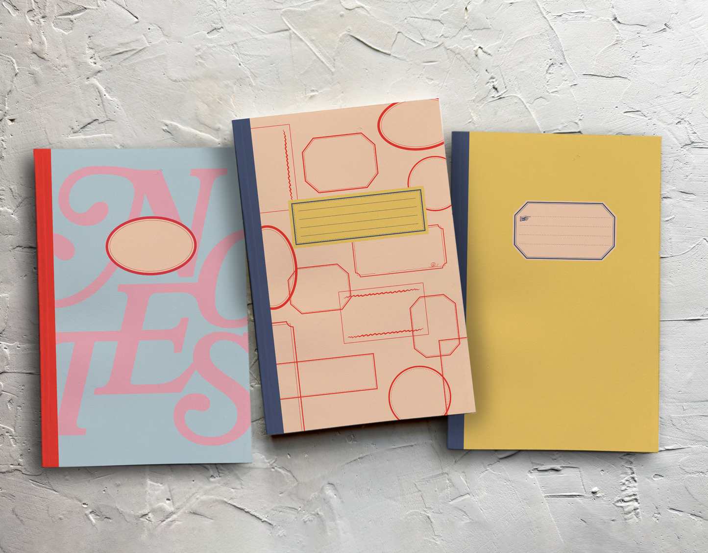 Blue Stripes Menswear Keystone Notebook Journal