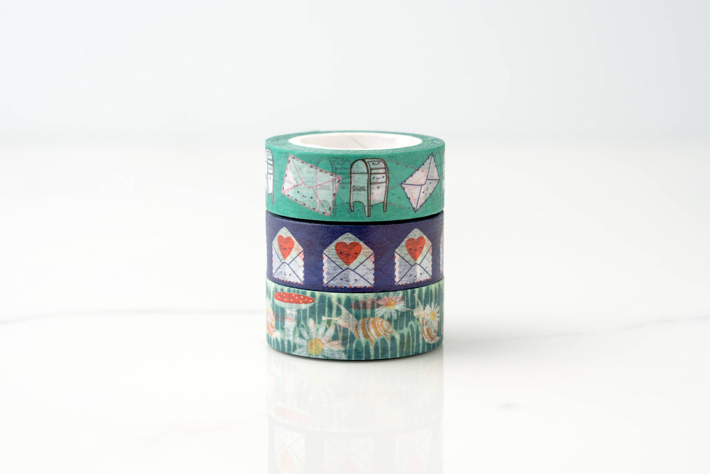 Send Love Envelope Blue Washi Tape
