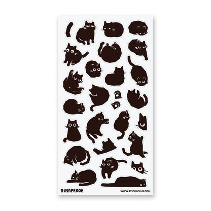 The Night Meows Sticker Sheet