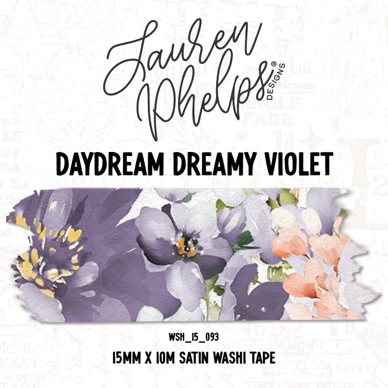 Daydream Dreamy Violet Washi by Lauren Phelps Design