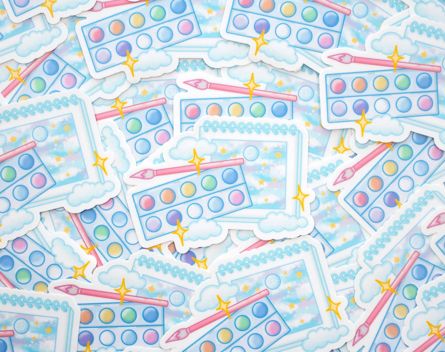 Artsy Sketchbook Vinyl Decal Sticker