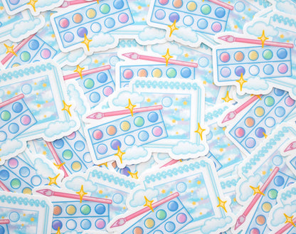 Artsy Sketchbook Vinyl Decal Sticker
