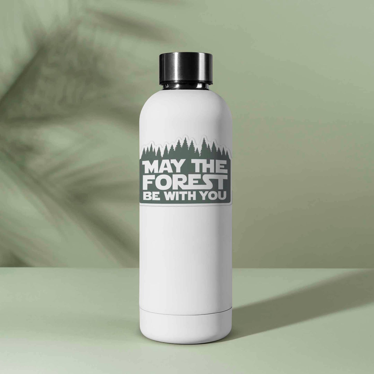 May the Forest Be With You Funny Nature Sticker