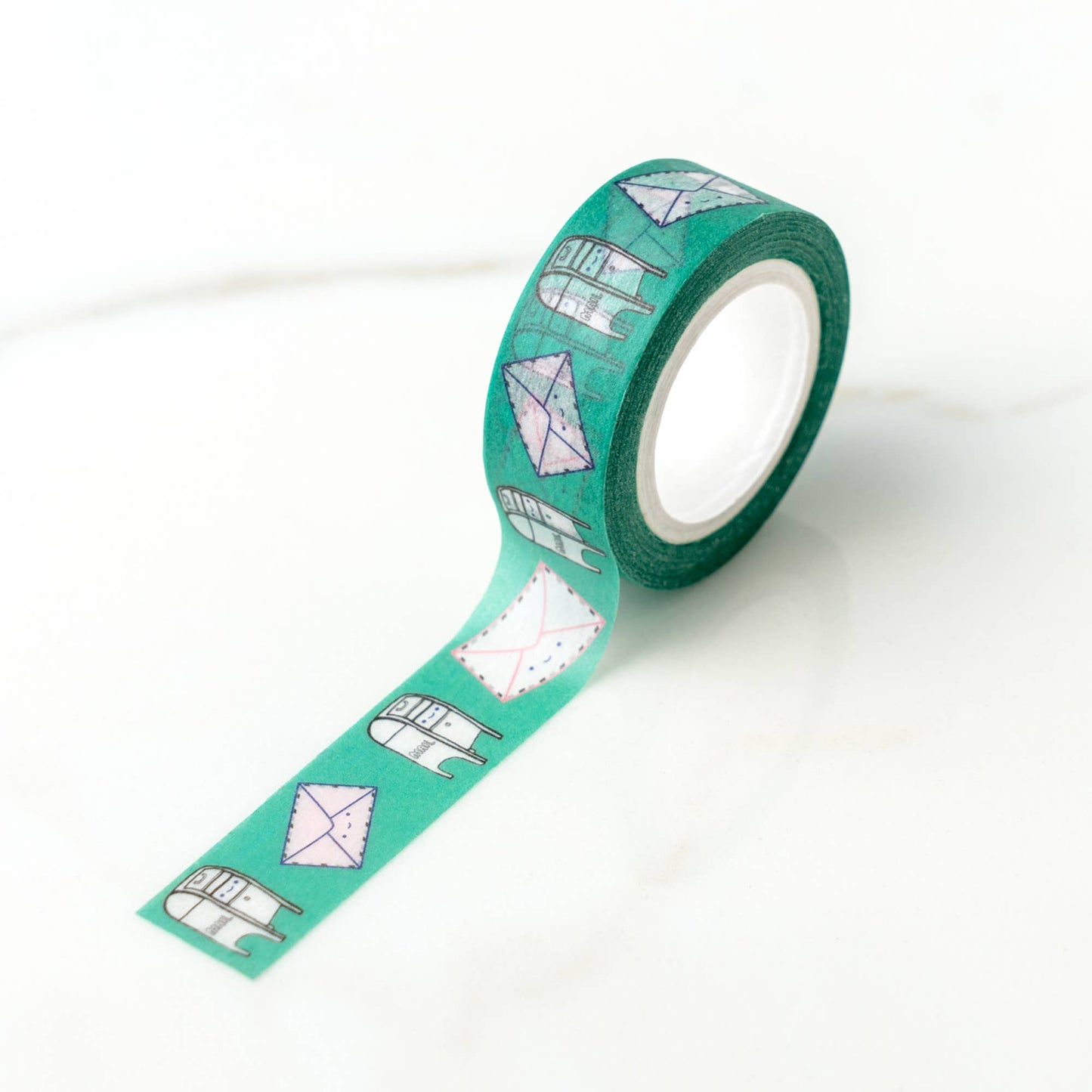Happy Mailbox Green Washi Tape