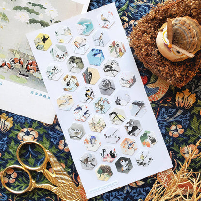 Bird Print Beauties Sticker Sheet