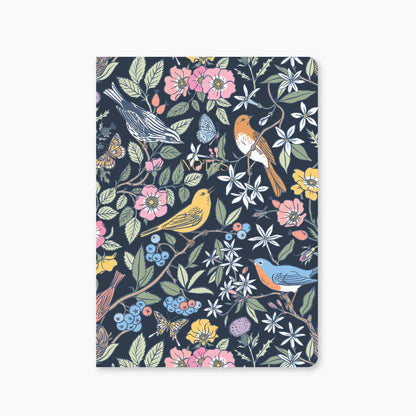 Songbirds Soft Cover Notebook (lined)