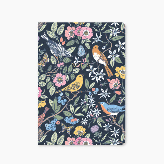 Songbirds Soft Cover Notebook (lined)