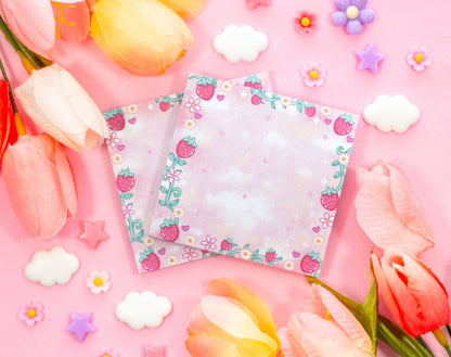 Strawberries Sticky Notes by Unicorn Eclipse
