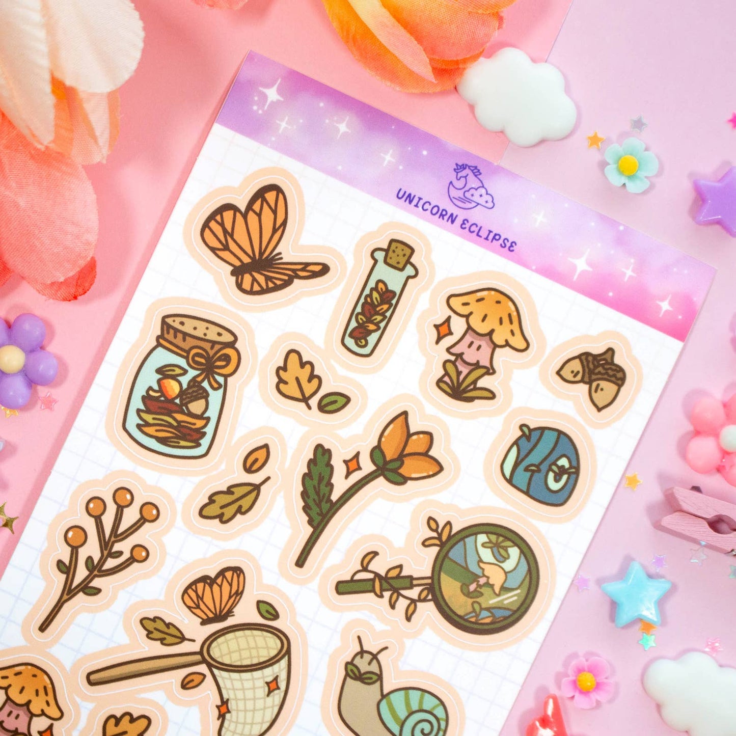 Forest Finds Sticker Sheet
