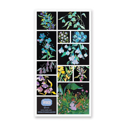 Dreamy Night Garden Sticker Sheet