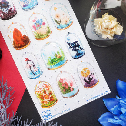 Enchanted Flowers Sticker Sheet