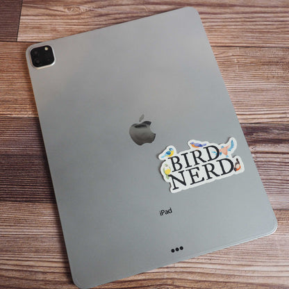 Bird Nerd Birding Vinyl Decal