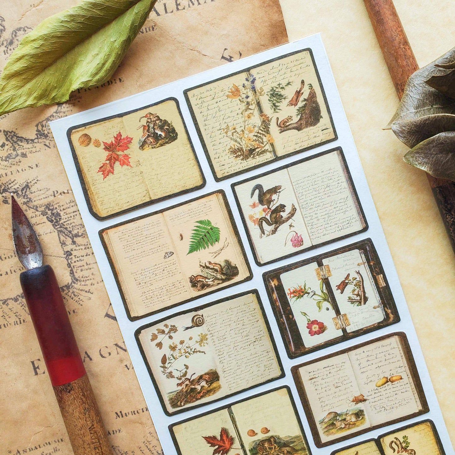 Woodland Journals Sticker Sheet
