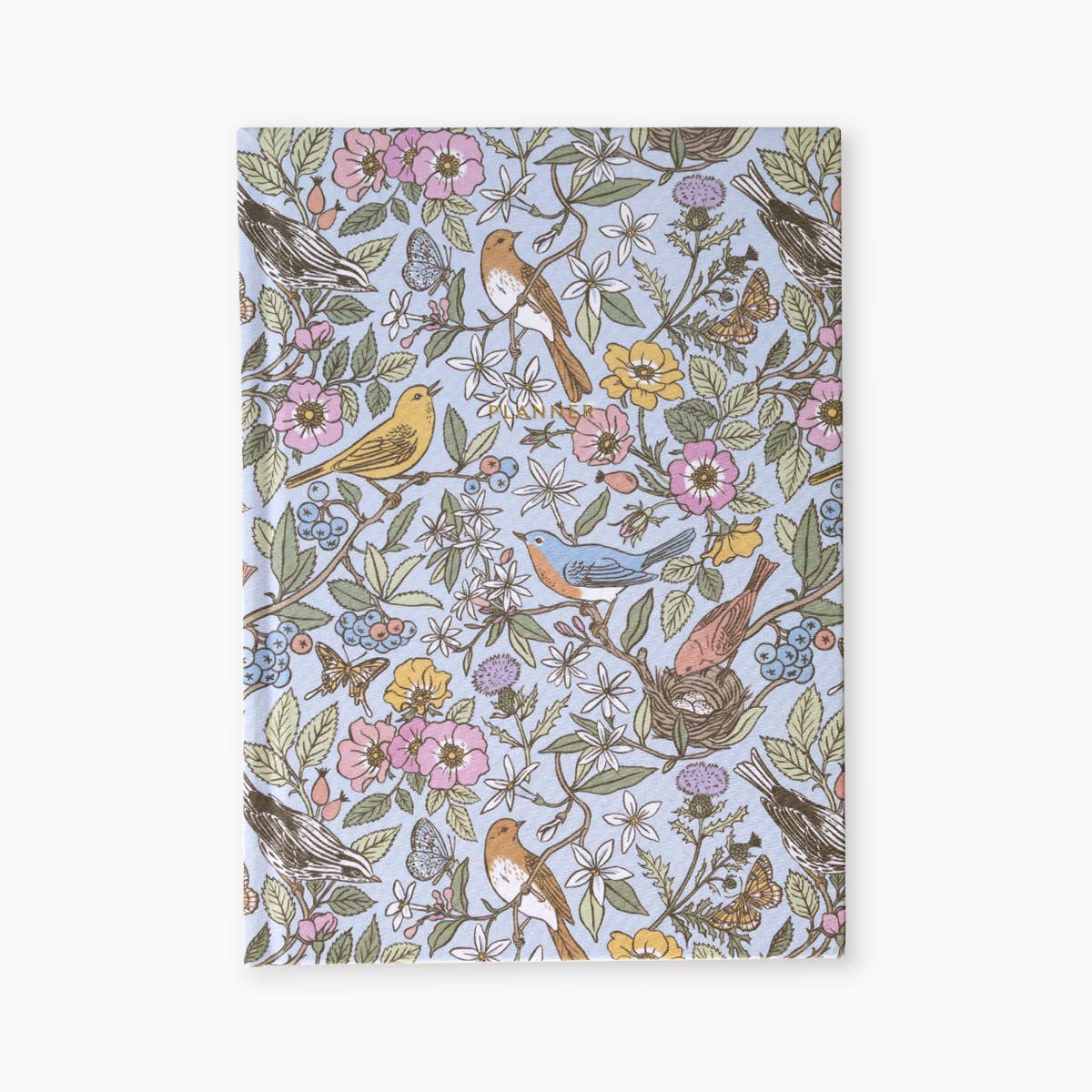 Song Birds Linen-Bound Undated Planner