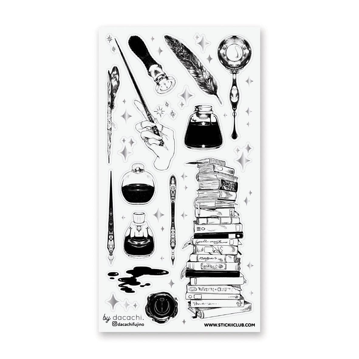Sticker Aecb Ink & Incantations Sticker Sheet – Stationery Universe