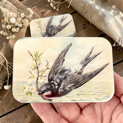 Spring Swallow Notions Tin: Large