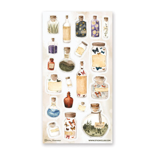 Bottled Nature Sticker Sheet