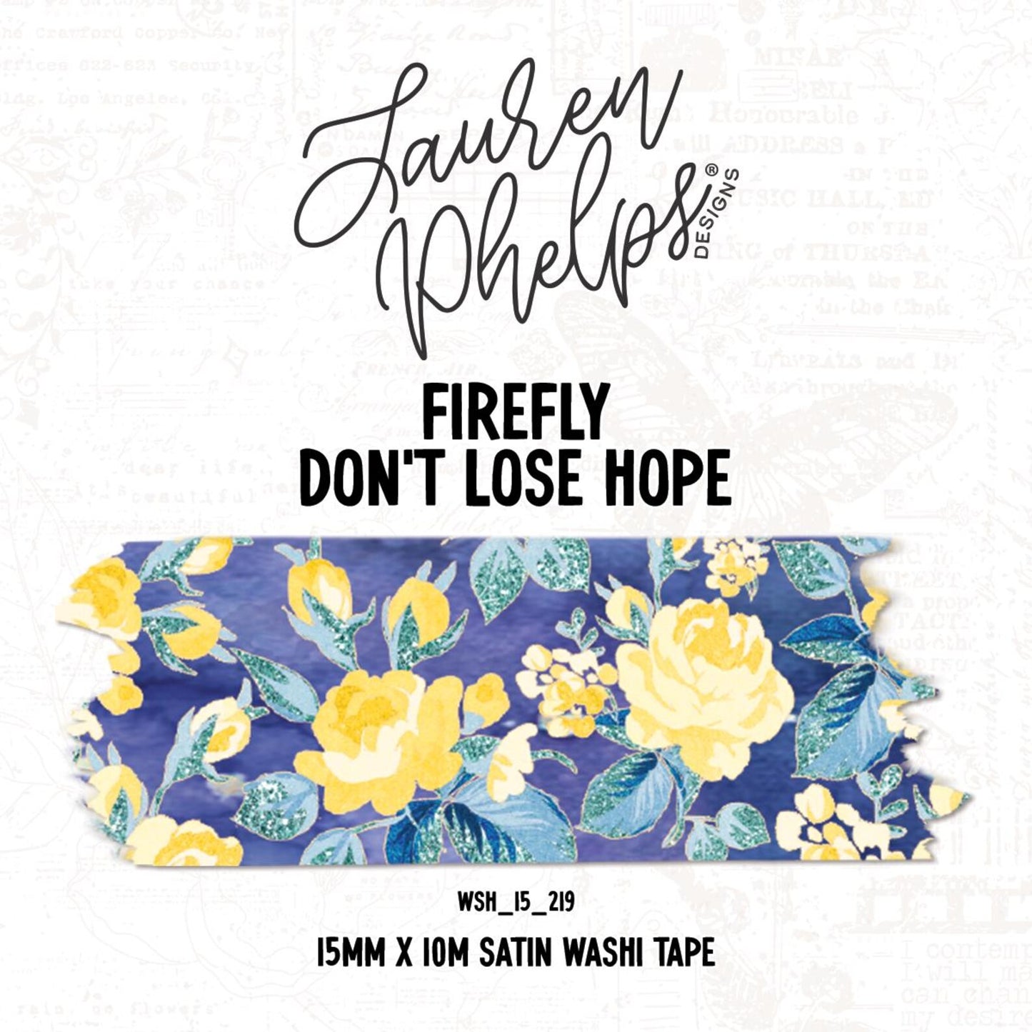 Firefly Hope Washi - Lauren Phelps Design