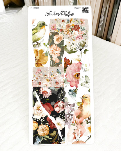 Flutter Collection Sticker Sheet Bundle of 6 by Lauren Phelps Designs