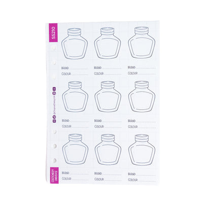 Ink Swatch Pots: A5 Sticker Sheet (Individual Stickers) by Oops a Daisy x Stationery Universe