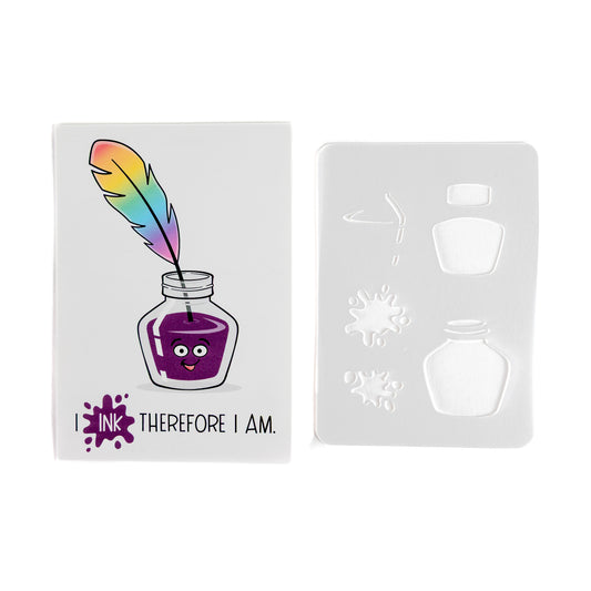 Ink Pot Swatch Pocket Stencil by Oops a Daisy