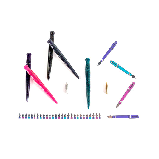 "Just Right" 3/4 nib holder - DiamondCast Radiance Series