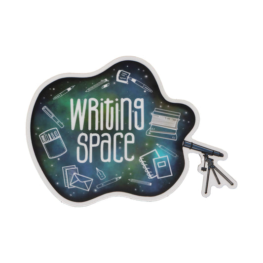 Writing Space Vinyl Decal Sticker