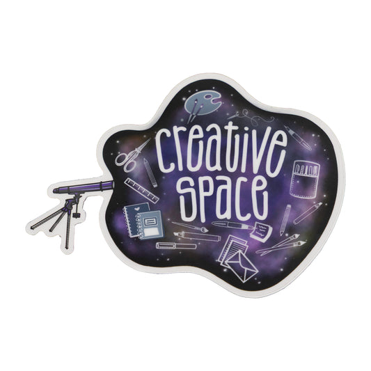 Creative Space Vinyl Decal Sticker