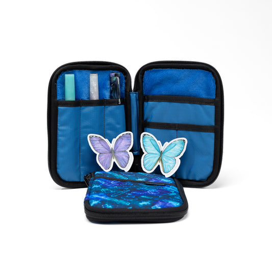 Aurora Morpho sticker, multiple colors