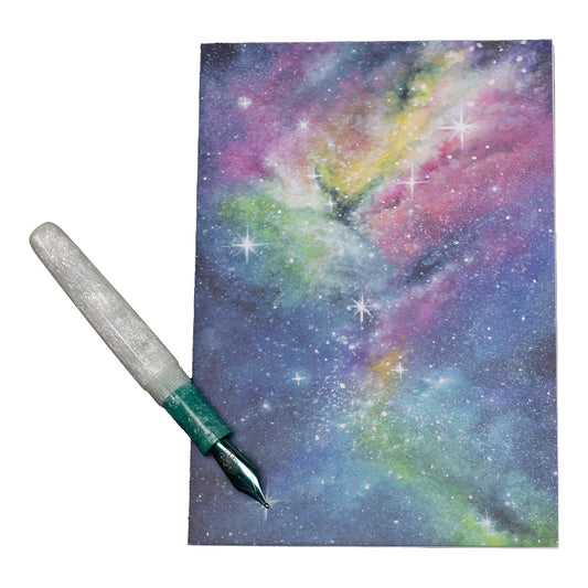 Rainbow Nebula Notecard