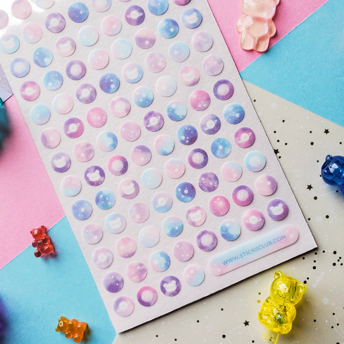 Kawaii Universe Sticker Sheet