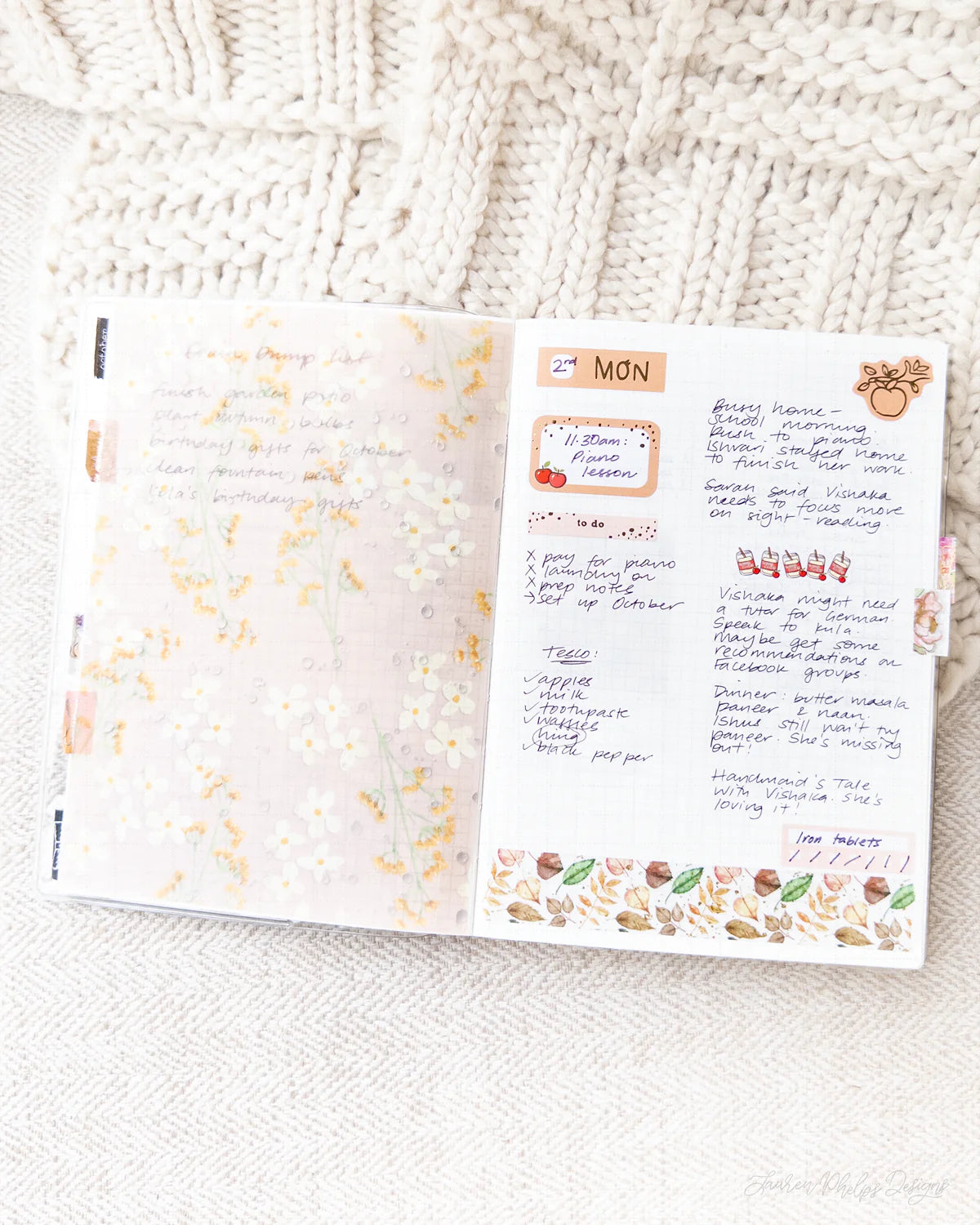 B6 Live | Plan | Dream® Notebook - Tomoe River Paper - Lauren Phelps Design