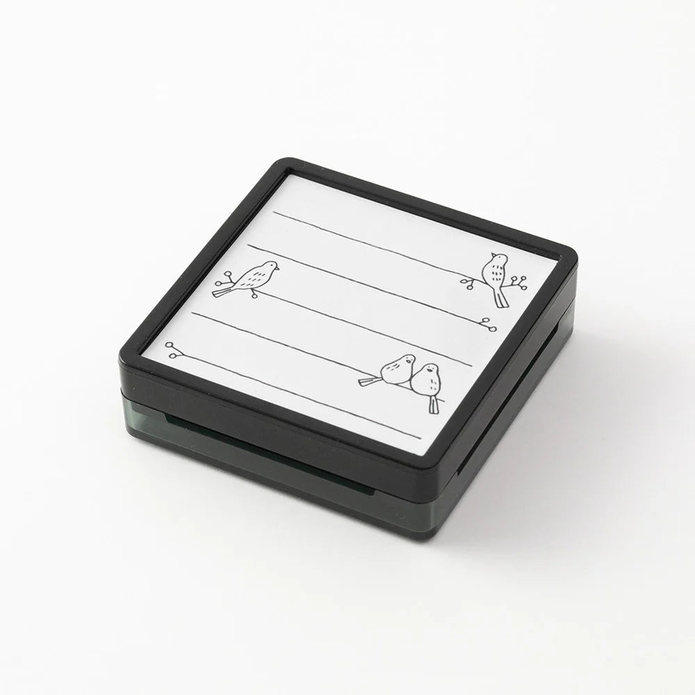 Birds Stamp - Paintable, Pre-Inked Stamp
