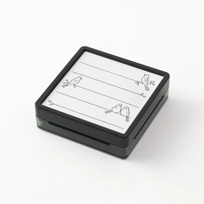 Birds Stamp - Paintable, Pre-Inked Stamp