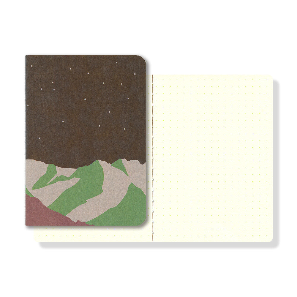 Yamamoto RO-BIKI Notebook - Mountain Night - Shape Series