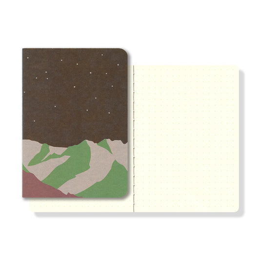 Yamamoto RO-BIKI Notebook - Mountain Night - Shape Series