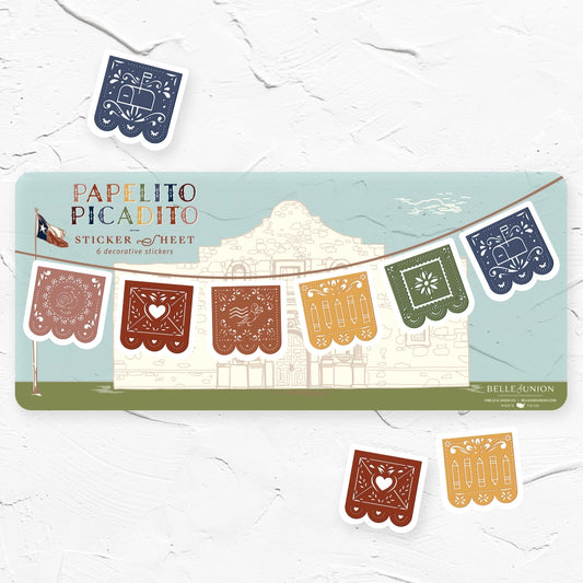Papelito Picadito Sticker Sheet