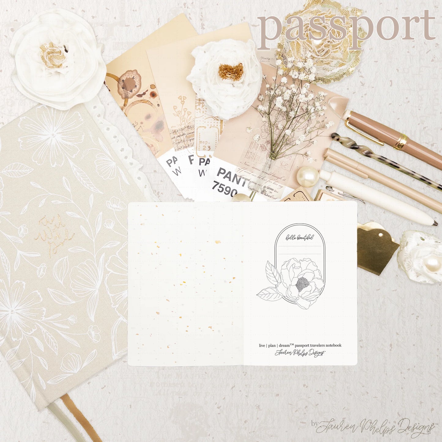 Passport Live | Plan | Dream® Notebook - Tomoe River Paper - Lauren Phelps Design