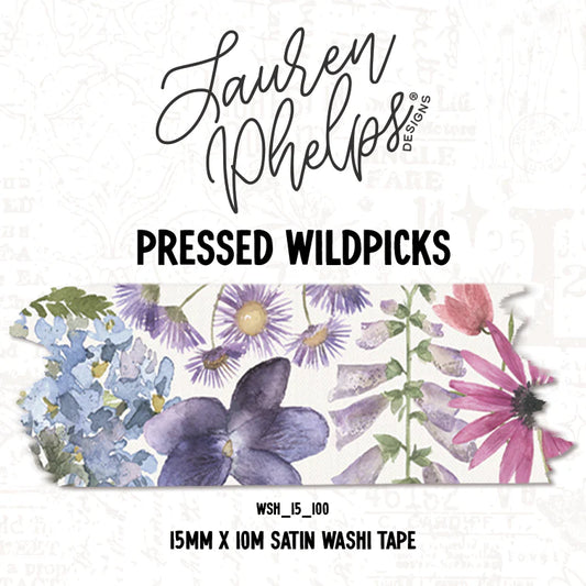Pressed Wildpicks Washi by Lauren Phelps Design