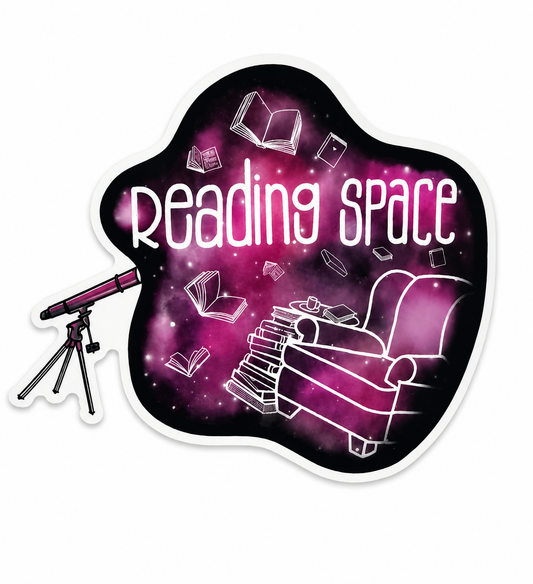 Reading Space Vinyl Decal Sticker by Blue Printery x Stationery