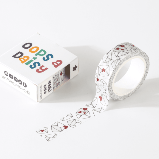 Sealed with a Kiss washi tape